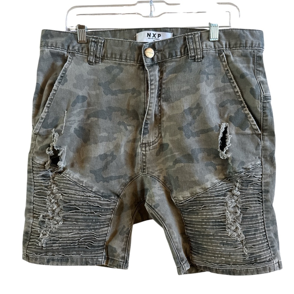 NXP Nena‎ & Pasadena Men’s Size 36 Distressed Jeans Shorts